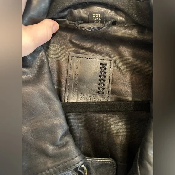 Robert Comstock Light Weight Leather Jacket XXL Men’s - Picture 8 of 15